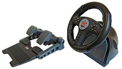(Klik za uvećanje: JPEG, 56 KB) Speed-Link 4in1 Power Feedback Leather Wheel