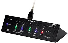 (Klik za uvećanje: JPEG, 35 KB) MSI GeForce N260GTX Lightning - Airforce Panel