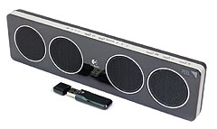 (Klik za uvećanje: JPEG, 36 KB) Logitech Z-500 Wireless Notebook Speaker